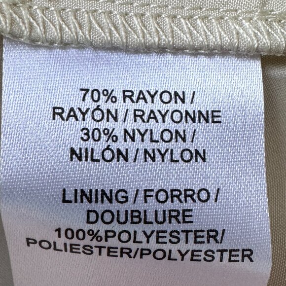 TAYLOR Vintage Style Floral V-Neck Flutter Sleeve Fit & Flare Dress Women's 16 - Picture 12 of 13